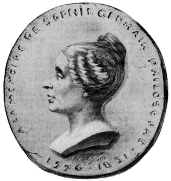Historical portrait of Sophie Germain