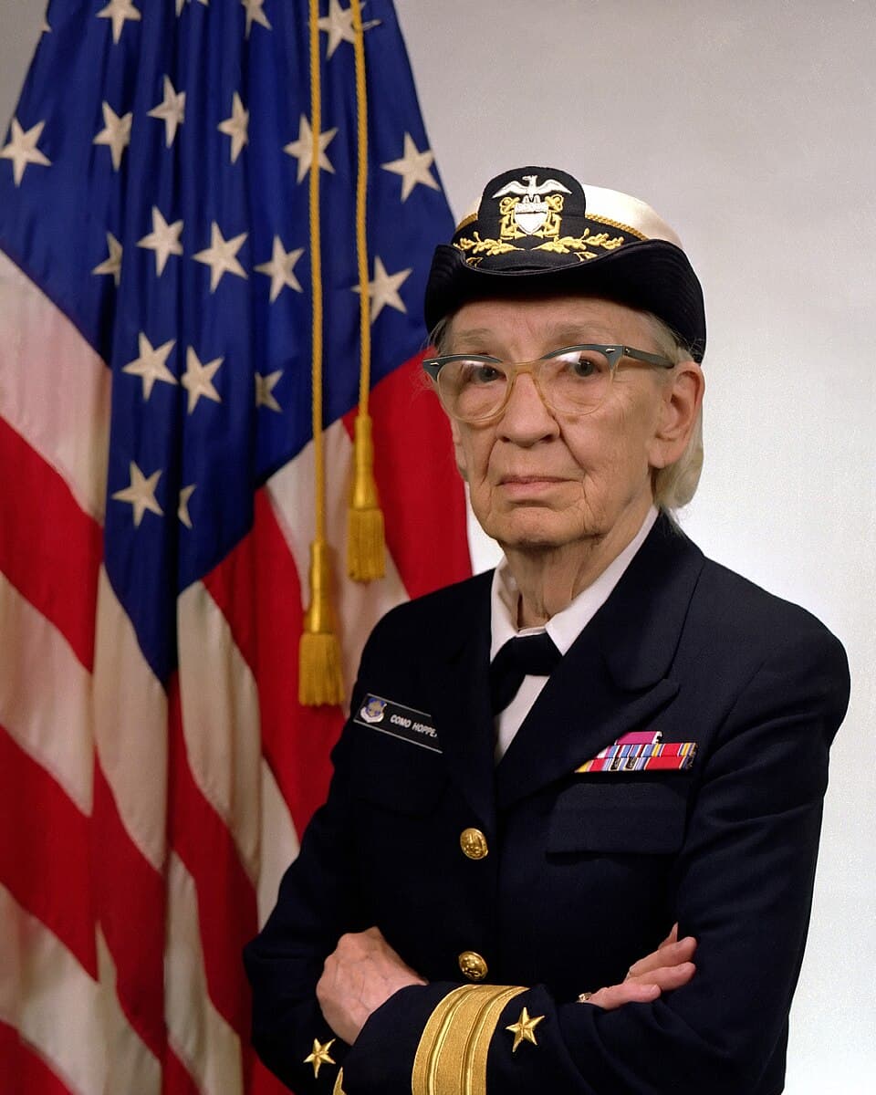 Historical portrait of Grace Hopper