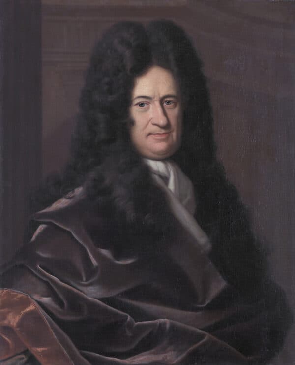 Historical portrait of Gottfried Wilhelm Leibniz